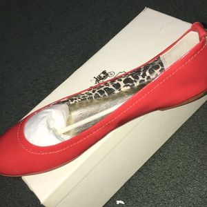 NWT Coach Anora women patent leather flats size 11
